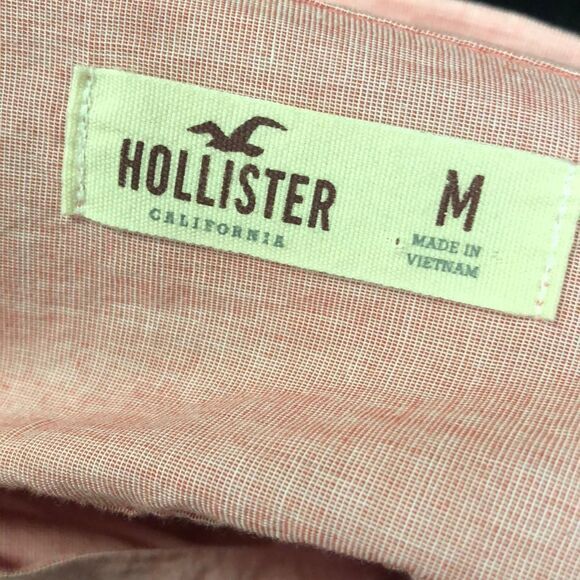 Men’s M Hollister Cotton Button Down Dress… - Picture 3 of 4